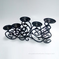 5 Tier Wedding Decor Metal Black Candle Holder